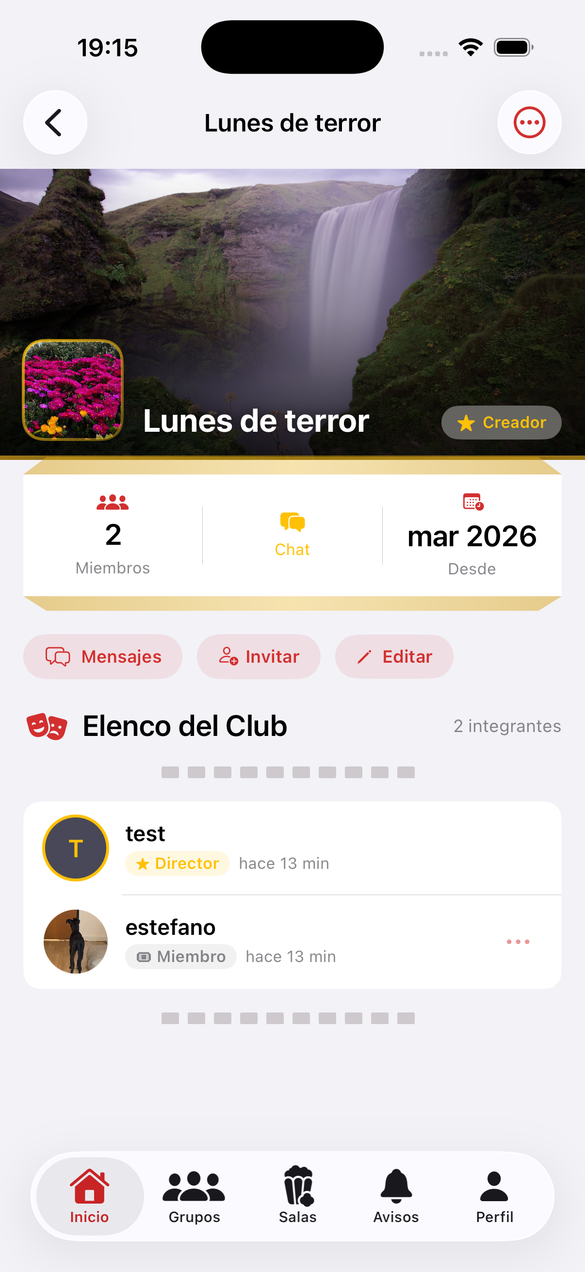 Grupo detalle